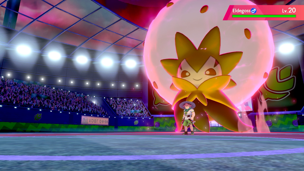 In Galar's stadiums, Pokémon may grow to gargantuan size by Dynamaxing.
